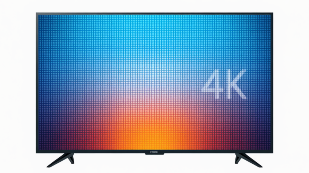 Was ist 4K bei Fernsehern? Hier ein Beispielbild eines 4K-Fernsehers